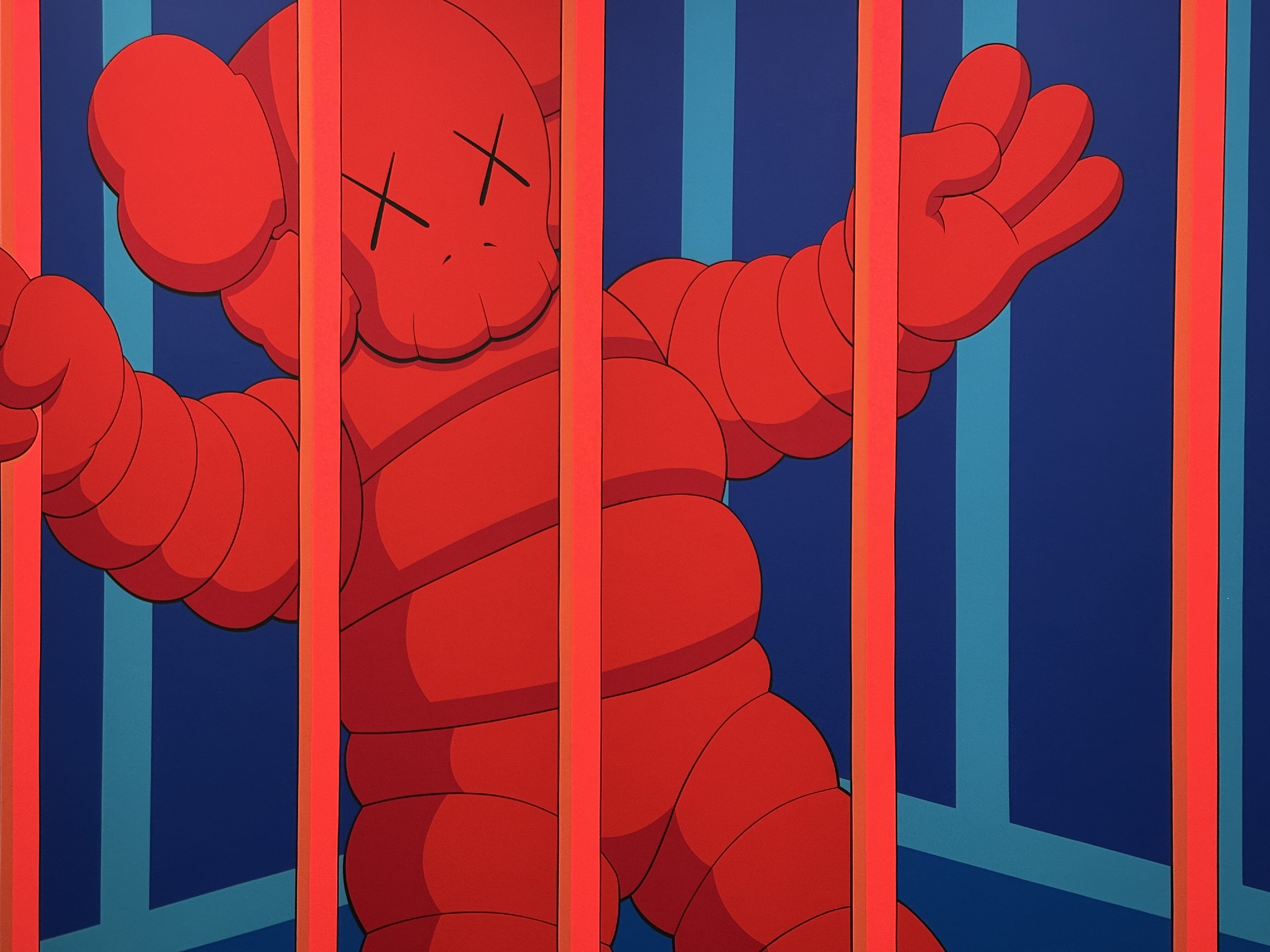 NO EXIT, 2020. Acrylic on canvas. KAWS