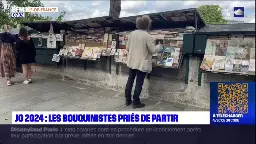 JO 2024: les bouquinistes des quais de Seine priés de partir