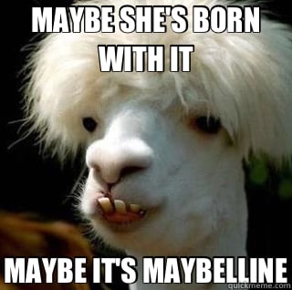 Maybe its Maybelline