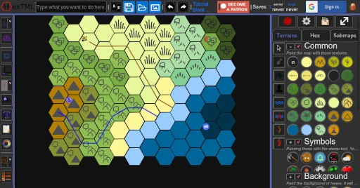 An online mapmaker - Hextml