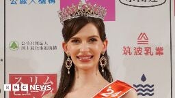 Ukraine-born Miss Japan winner relinquishes crown following affair