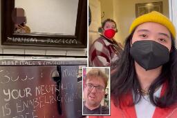 Jewish woman kicked out of cafe after complaining about antisemitic graffiti scrawled all over&nbsp; bathroom, getting berated by workers