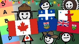 🎄 Grey Grades Canada's Flags!  (And Merry Xmas!) 🎄