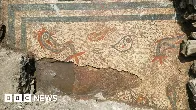 Hidden mosaic discovered at Roman site