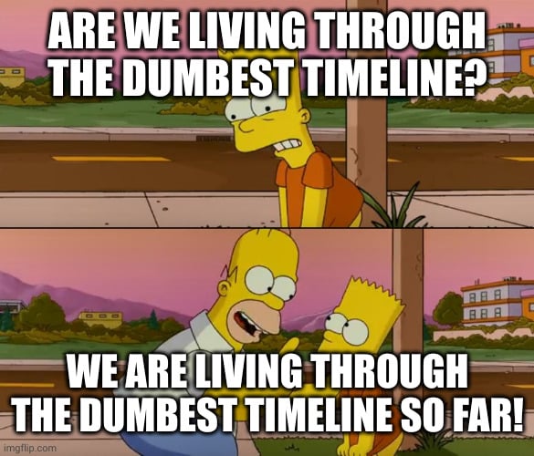 Simpsons so far meme