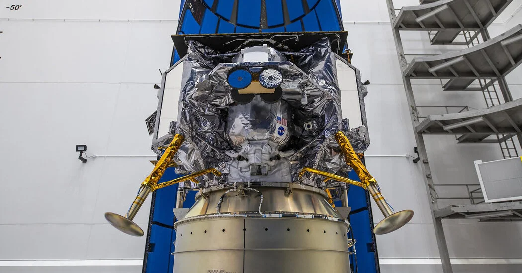 American Company’s Spacecraft Malfunctions on Its Way to the Moon