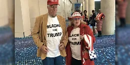 'Black Americans for Trump' event a 'major bust' that featured 'a sea of white people'