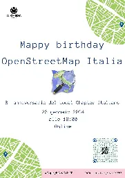 Festeggiamo insieme l'8° anniversario di OpenStreetMap Italia!