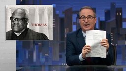 ‘Last Week Tonight’: John Oliver Returns To HBO &amp; Offers To Pay Clarence Thomas $1M A Year To “Get The F*** Off The Supreme Court”