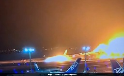 Video: Plane In Flames At Tokyo Airport After Collision, Over 350 Evacuated