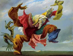 L'Ange du foyer ou Le Triomphe du surréalisme (1937) - Max Ernst