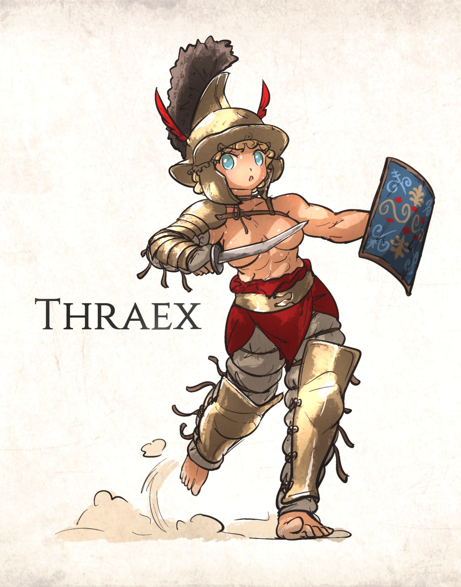 Thraex-type Gladiatrix (Ironlily)