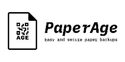 GitHub - matiaskorhonen/paper-age: Easy and secure paper backups of secrets