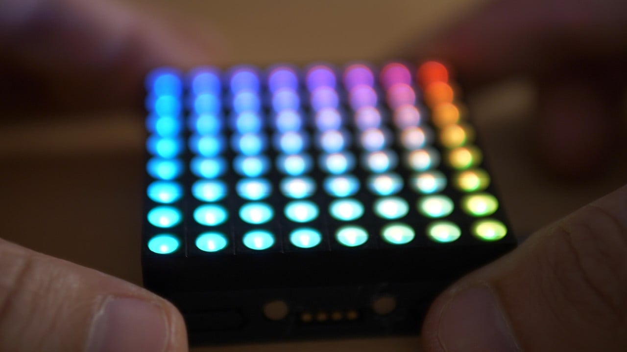 Is That A Coaster? No, It’s An LED Matrix!