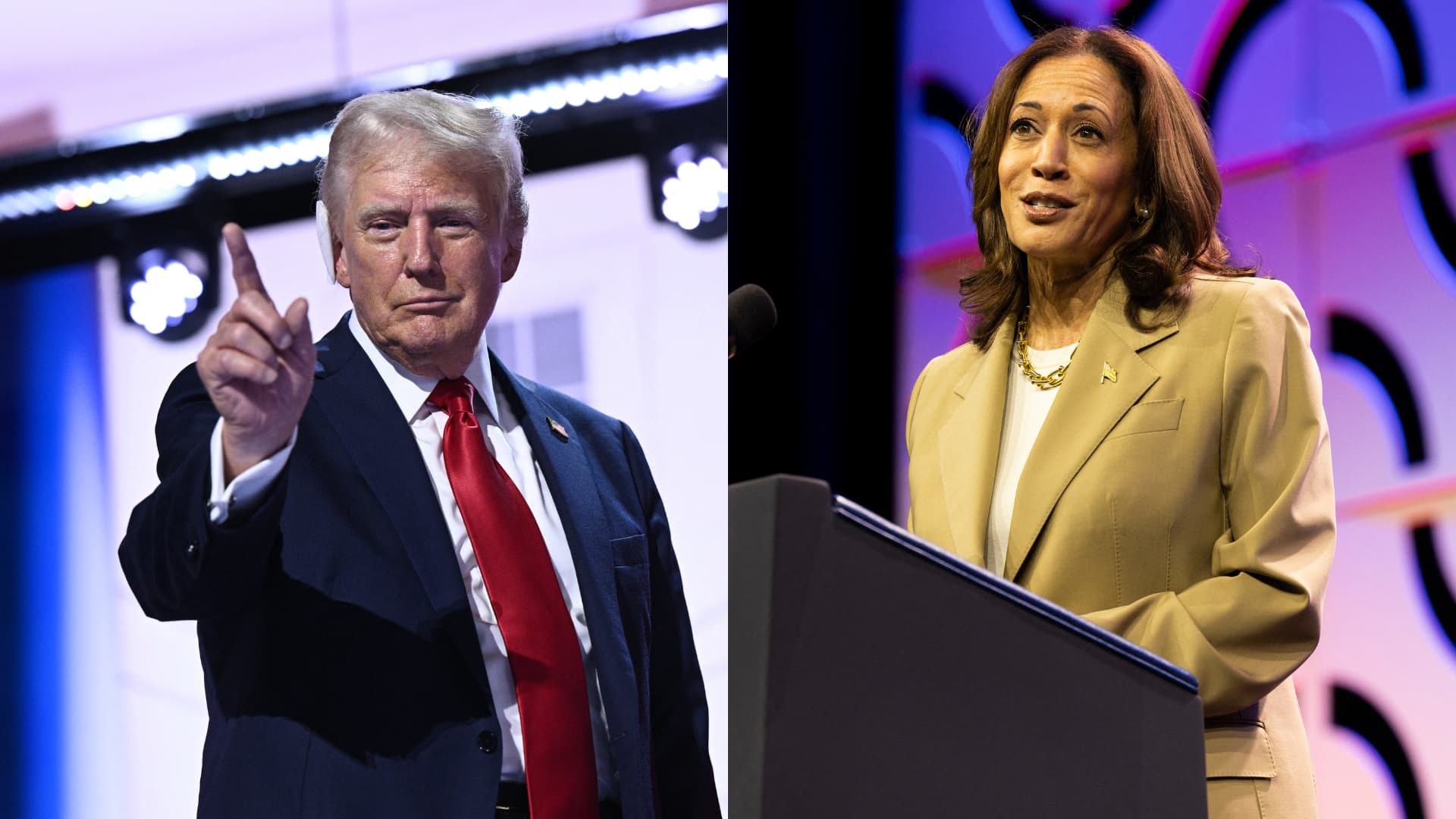 Donald Trump accuse Kamala Harris d'être "devenue noire" pour des raisons politiques