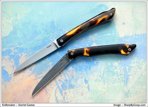 tortoise shell pocket knife