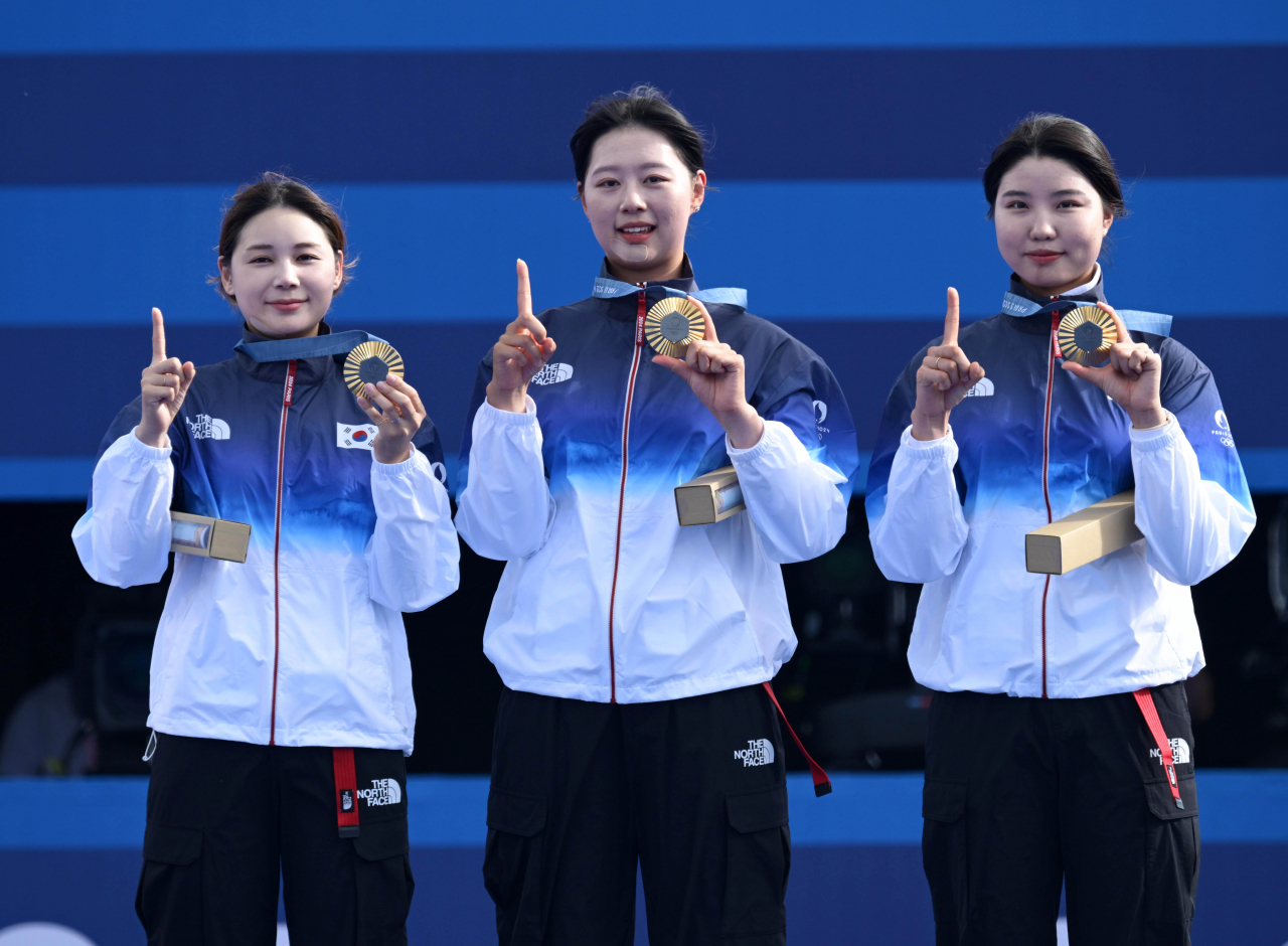 Korea wins 10th consecutive gold in women's archery team event