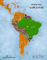 Official languages in Central and South America