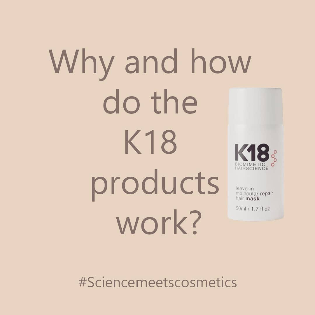 How does k18 work? @sciencemeetscosmetics