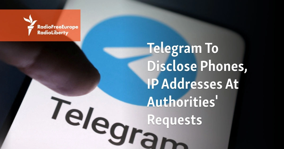 Telegram To Disclose Phones, IP Addresses At Authorities' Requests