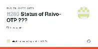 PSA: The open source Raivo multi-factor authenticator announced they were acquired by "Mobime"