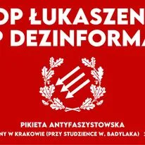 Pikieta antyfaszystowska: Stop Łukaszence! Stop nienawistnej dezinformacji prawicy!