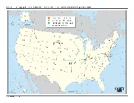 Median Center of Population for the United States - Each of the 4 quadrants has 1/4 of the US population