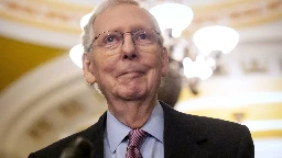 McConnell will step down as the Senate Republican leader in November after a record run in the job