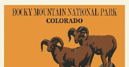 Rocky Mountain National Park poster