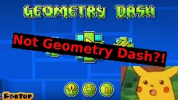 Playing Geometry Dash...