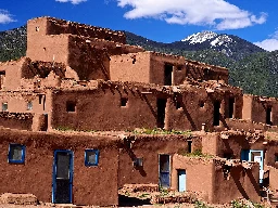 TIL of Taos Pueblo, a Native American 'Pueblo' built between 1000CE and 1450CE, containing some of the oldest continuously inhabited houses still occupied in the US - Lemmy.world