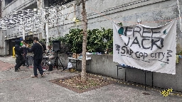 Supporters of Jack Mazurek Hold Rally, Punk Show, Outside Fulton County Courthouse  - UNICORN RIOT