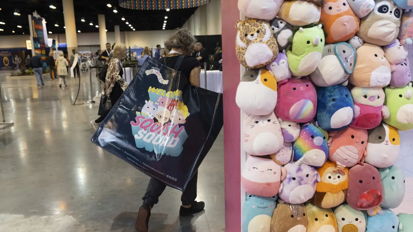 China's Alibaba must face a US toymaker's lawsuit over sales of allegedly fake Squishmallows