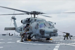 Un caza chino lanza bengalas frente a un helicóptero australiano en una acción "poco profesional". – Galaxia Militar
