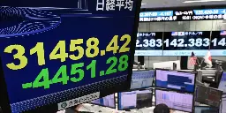 Japan stocks dive 4,451 points, more than Black Monday in 1987