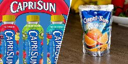 Capri Sun promises they aren't phasing out pouches after reports of a switch to bottles ruined childhoods everywhere