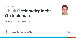 telemetry in the Go toolchain · golang/go · Discussion #58409