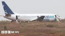 Boeing 737 skids off runway during take-off in Senegal