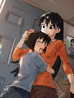 a nice big hug from kaorin by Liamickpie [Azumanga Daioh]