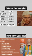 Nehru's five year plan Vs Modi's five year plan.