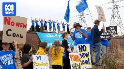 Coal train stopped by activists protesting federal approval of NSW mine extensions