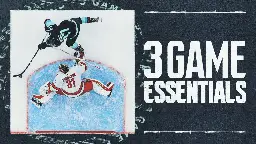 3 Game Essentials | Hurricanes (3-1-0) at Kraken (0-3-1)| 7 p.m. | Seattle Kraken