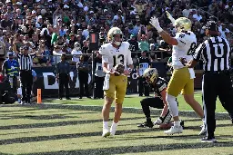 ‘This group just continues to believe’: Irish overcome slow start, roll past Georgia Tech