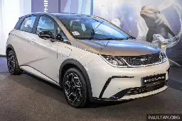 BYD tops Malaysia EV market; 3,728 units sold in 2023 - paultan.org