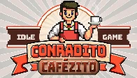 Conradito Cafézito, an idle/incremental game about coffee production, recipes and distribution (coffee shop management), released on Steam