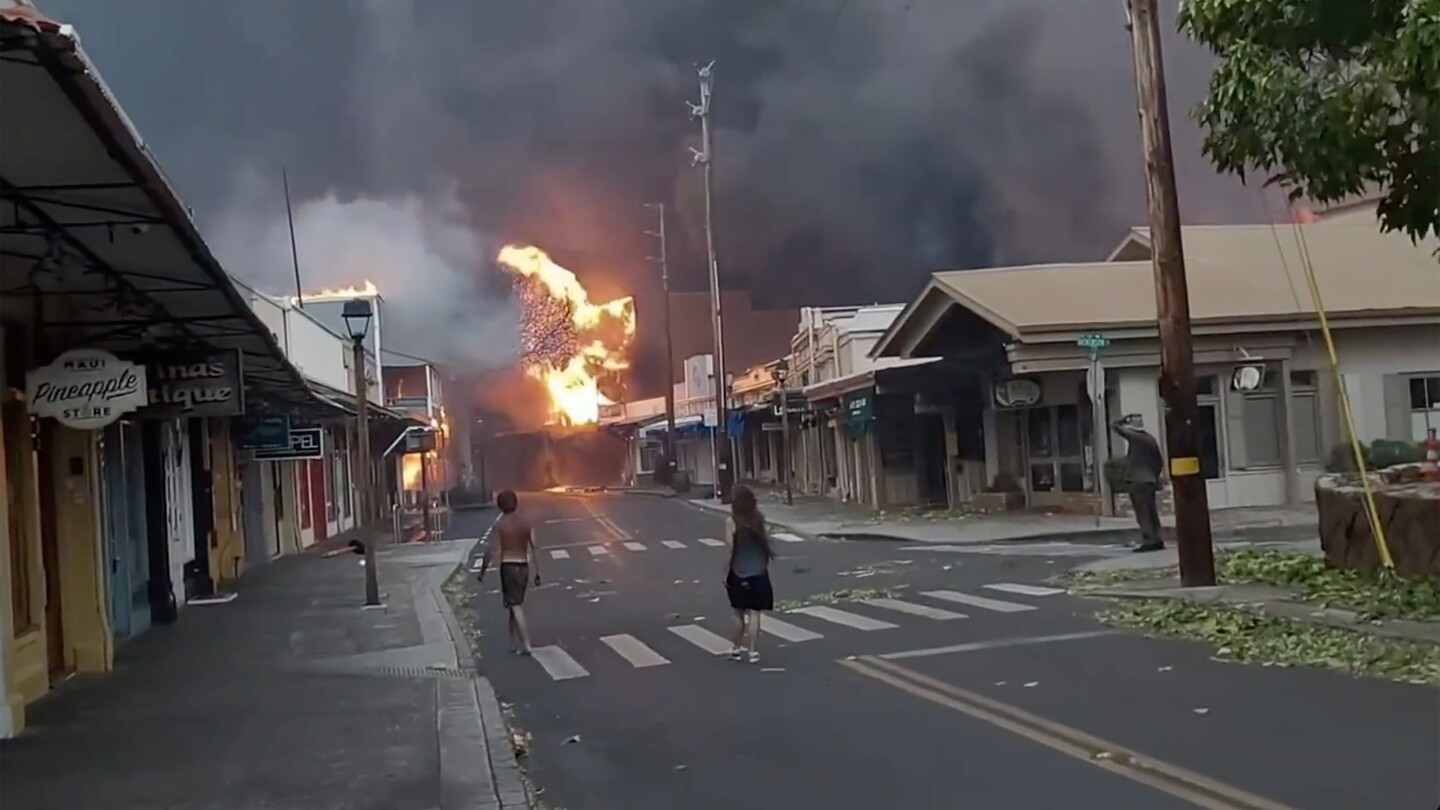 Wildfire on Maui kills at least 6, damages over 270 structures as it sweeps through historic town