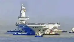 China’s New Aircraft Carrier Pulls Away From Its Pier Ahead Of Sea Trials