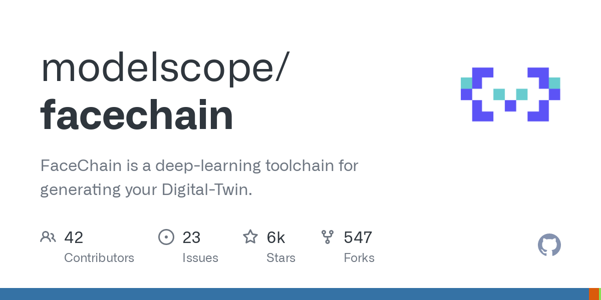 GitHub - modelscope/facechain: FaceChain is a deep-learning toolchain for generating your Digital-Twin.