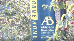 Civil action brought against Alderson Broaddus following resignation of accreditation
