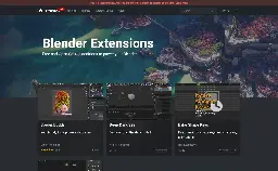 Blender Extensions Platform Enters Public Alpha
